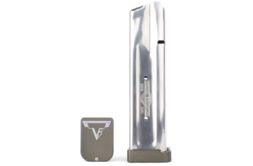 Image of Taran Tactical Innovations Base Pad for STI/SV Magazines Gen 7, Titanium Gray, 2, STVB-7G05