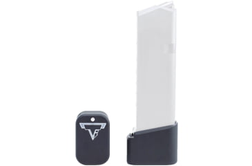 Image of Taran Tactical Innovations Base Pad Kit for Glock 19/23 +4/5, Flat Black, 5, GBP940C-0