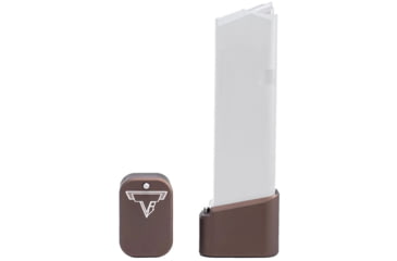 Image of Taran Tactical Innovations Base Pad Kit for Glock 19/23 +4/5, Coyote Bronze, 5, GBP940C-6