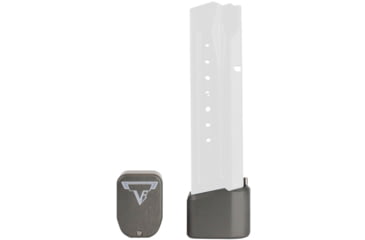 Image of Taran Tactical Innovations Base Pad Kit for M&amp;P 9/40 +5/6, Titanium Gray, 6, MPB940-05