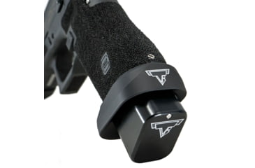 Image of Taran Tactical Innovations Competition Lightning Magwell for Glock 17/22/34/35/45 Gen 5, Flat Black, 0, GMW5-A00