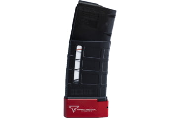 Image of Taran Tactical Innovations TTI 308 PMAG +5/6 Base Pad; Red, Red, 5, PMBP-003