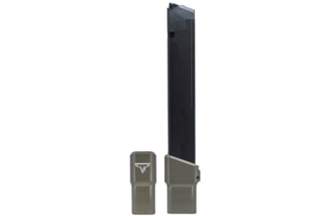 Image of Taran Tactical Innovations Ultralight Base Pad for Glock PPC, 10 Round, Titanium Gray, 10, GBP9XL-5