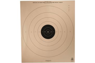 Image of Target Barn 25 Yard Timed And Rapid Fire Pistol Light Paper Targets 100 Per Pack
