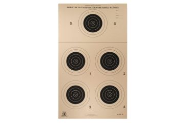 Image of Target Barn A-23/5 Conventional Outdoor Paper Targets 5 Per Sheet 100 Sheets Per Pack