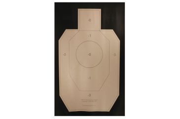 Image of Target Barn IDPA Paper Practice Targets 100 Per Pack