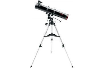 Image of Tasco 114x900 Space Station Black Reflector EQ Red Dot Telescope, 49114900