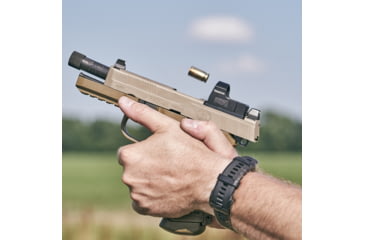 Image of Tasco 1x25 4 MOA Red Dot Sight with Picatinny/Docter Mount, Black, TRDPRS