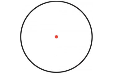 Image of Tasco 1x25 4 MOA Red Dot Sight with Picatinny/Docter Mount, Black, TRDPRS