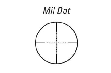 Image of Tasco 6-24x42 Target/Varmint Black Matte Rifle Scope, True Mil Dot Reticle - VAR624X42M