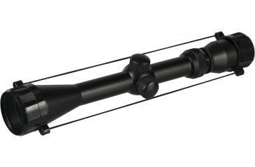 Image of Tasco Golden Antler Series 4-12x40 mm Rifle Scope GA41240 with lens caps attached