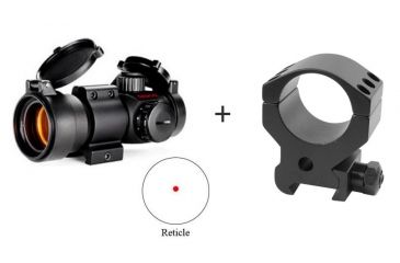 Image of Tasco Propoint Red Dot Sight - 1x32mm, 5 MOA w/ Burris Xtreme Tactical Picatinny Rail 30mm High 3/4in Rifle Scope Ring