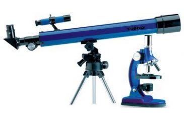 Image of Tasco 100x50 Telescope &amp; 1200x Microscope Combo Blue 49TN2