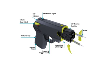 Image of TASER Pulse 2 Taser, Black, 101497