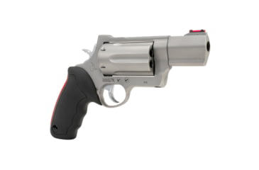 Image of Taurus 513 Raging Judge Magnum Revolver, .45 Long Colt/.410 Bore/.454 Casull, 3in Barrel, Fixed, Stainless Frame, Rubber Grip, 6 Round Cylinder, 2-513039