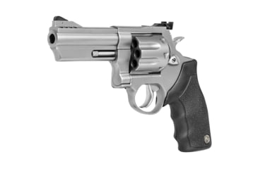 Image of Taurus 608 Revolver, .357 Magnum/.38 Special, 4in Barrel, X-Large, Adjustable, Stainless Frame, Rubber Grip, 8 Round Cylinder, 2-608049