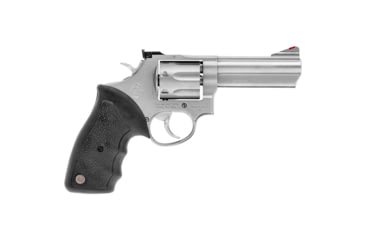 Image of Taurus 66 Revolver, .357 Magnum/.38 Special, 4in Barrel, X-Large, Adjustable, Stainless Frame, Rubber Grip, 7 Round Cylinder, 2-660049