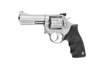 Image of Taurus 66 Revolver, .357 Magnum/.38 Special, 4in Barrel, X-Large, Adjustable, Stainless Frame, Rubber Grip, 7 Round Cylinder, 2-660049