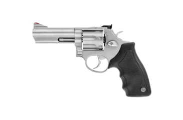 Image of Taurus 66 Revolver, .357 Magnum/.38 Special, 4in Barrel, X-Large, Adjustable, Stainless Frame, Rubber Grip, 7 Round Cylinder, 2-660049