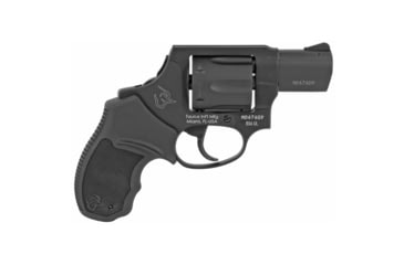 Image of Taurus 856 Ultra Lite Revolver, .38 Special +P, 2in Barrel, Fixed, Matte Black Frame, Rubber Grip, 6 Round Cylinder, 2856021ULCH