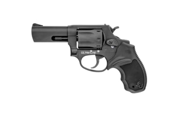 Image of Taurus 942 Ultra Light Revolver, .22 Long Rifle, 3in Barrel, Fixed, Black Frame, Rubber Grip, 8 Round Cylinder, 2942031UL