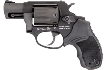 Image of Taurus 942 Ultra Light Revolver, .22 Winchester Magnum Rimfire, 2in Barrel, Fixed, Black Frame, Rubber Grip, 8 Round Cylinder, 2942M021UL