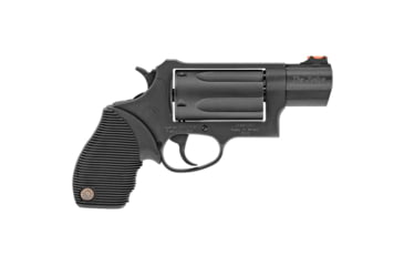 Image of Taurus Judge PD Revolver, .45 Long Colt/.410 Bore, 2.5in Barrel, X-Large, Fixed Sight, Black Frame, Rubber Grip, 5 Round Cylinder, 2441031TC