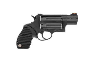 Image of Taurus Judge PD Revolver, .45 Long Colt/.410 Bore, 2.5in Barrel, X-Large, Fixed Sight, Black Frame, Rubber Grip, 5 Round Cylinder, 2441031TC