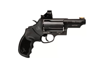 Image of Taurus Judge TORO Revolver, .45 Long Colt/.410 Bore, 3in Barrel, Fixed, Black Frame, Rubber Grip, 5 Round Cylinder, 24410P31T