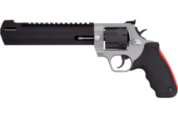 Image of Taurus Raging Hunter Revolver, .357 Magnum/.38 Special, 8.38in Barrel, Large, Adjustable, Stainless Frame, Rubber Grip, 7 Round Cylinder, 2357085RH