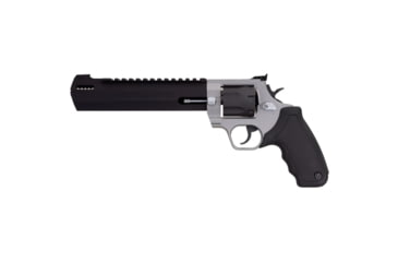 Image of Taurus Raging Hunter Revolver, .357 Magnum/.38 Special, 8.38in Barrel, Large, Adjustable, Stainless Frame, Rubber Grip, 7 Round Cylinder, 2357085RH