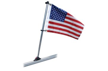 Image of Taylor Made 30" Flag Pole Mount &amp; 16" x 24" US Flag Pontoon 65139