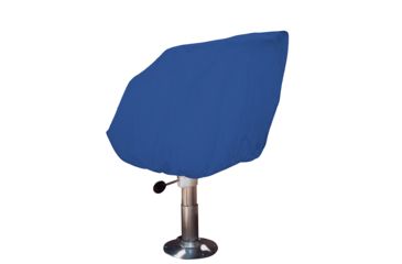Image of Taylor Made Helm/Bucket/Fixed Back Boat Seat Cover - Rip/Stop Polyester Navy 65043