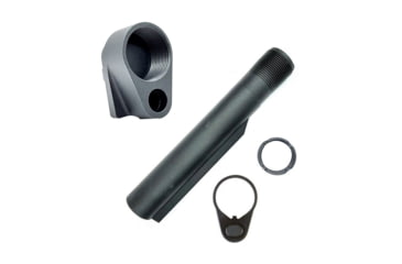 Image of Tdi Arms AK M4 Stock Adapter For Yugo M70, NPAP &amp; OPAP + MIL Std Tube + Castle Nut + QD Plate, Black, SA-M70T