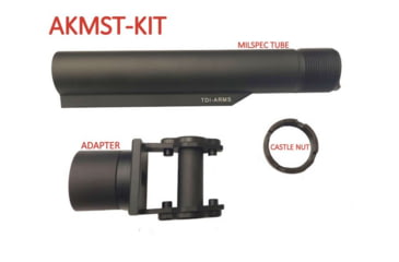 Image of Tdi Arms AK47 Under Folder Buffer Tube w/ 6 Positions Tube, Black, Medium, AKMST-K