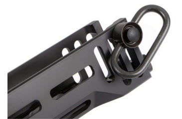 Image of Tdi Arms Heavy Duty Quick Release Push Button Sling Swivel, Black, Small PBSS