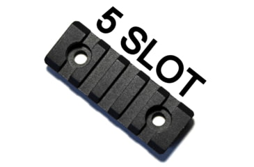 Image of Tdi Arms Picatinny Tactical Rail w/ MLOK Interface, Aluminum, 5 Slots, Black, Small, MLOK-R5