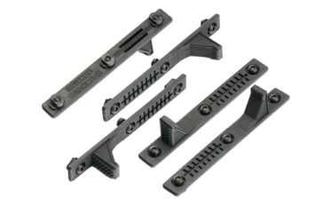 Image of Tdi Arms Stitch-HS M-Lok Rail Cover, 2 Short, 1 Hand Stop, Black, 028672550760