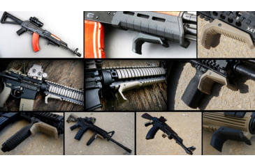 Image of Tdi Arms Vertical Front Grip, Black, Small, EVO-FAS-BL