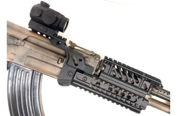 Image of Tdi Arms X47K Universal 5 Rails System Short Tail AK Handguard, 13in, Black, 028672551002