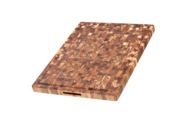 Image of Teak Haus 16lb Butcher Block HD Cutting Board w/ Juice Canal, 24in x 18in x 1.5in, 16lb, 333