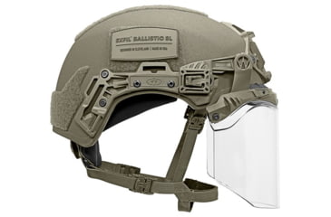Image of Team Wendy EXFIL Face Shield, Ranger Green, Medium/Large, 76-VRT-RG1