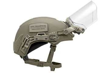 Image of Team Wendy EXFIL Face Shield, Ranger Green, Medium/Large, 76-VRT-RG1