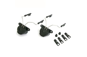 Image of Team Wendy EXFIL Comms Adaptor Kit, Black, with SARA Behind-the-Head, Black, 71-CAK-SABB