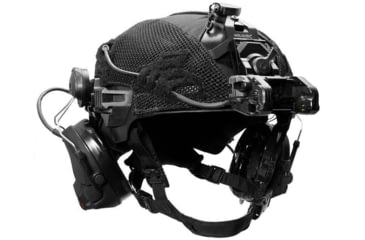 Image of Team Wendy Helmet Cover for EXFIL LTP w/ Carbon Rail 2.0, Black, Extra Large, 71-MHC2-BK-2