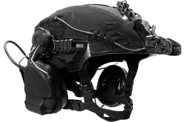 Image of Team Wendy Helmet Cover for EXFIL LTP w/ Carbon Rail 2.0, Black, Extra Large, 71-MHC2-BK-2