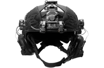 Image of Team Wendy Helmet Cover for EXFIL LTP w/ Carbon Rail 2.0, Black, Extra Large, 71-MHC2-BK-2