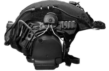 Image of Team Wendy Helmet Cover for EXFIL LTP w/ Carbon Rail 2.0, Black, Extra Large, 71-MHC2-BK-2