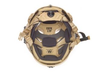 Image of Team Wendy LTP EXFIL Helmet, with Shroud, Coyote Brown, Extra Large 72-32S