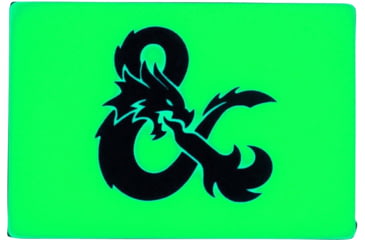 Image of TEC Accessories BEACON Patch, 3in X 2in X 0.19in, Proprietary Embrite Compound Construction, Hook And Loop Backing, Dungeons &amp; Dragons Artwork, Glows Green In The Dark, EMP-007-G